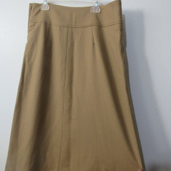 Talbots SZ 6 Camel Midi Skirt - Picture 4 of 8
